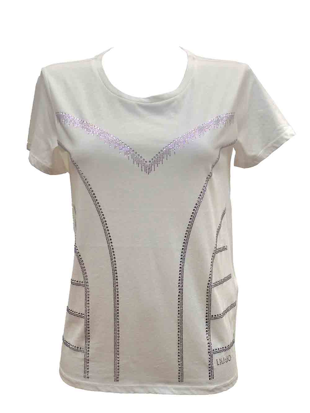 Maglietta-Donna-Liu-Jo-Sport-Bianca---TF4205JS923N9746 Maglietta Donna Liu Jo Sport Bianca - TF4205JS923N9746