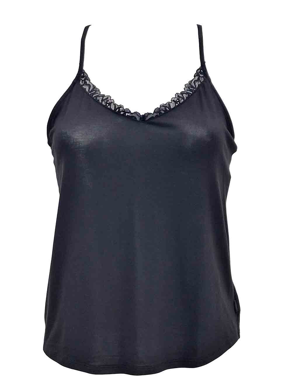 Top Donna Calvin Klein Nero - QS7309EUB1 (1) Top Donna Calvin Klein Nero - QS7309EUB1