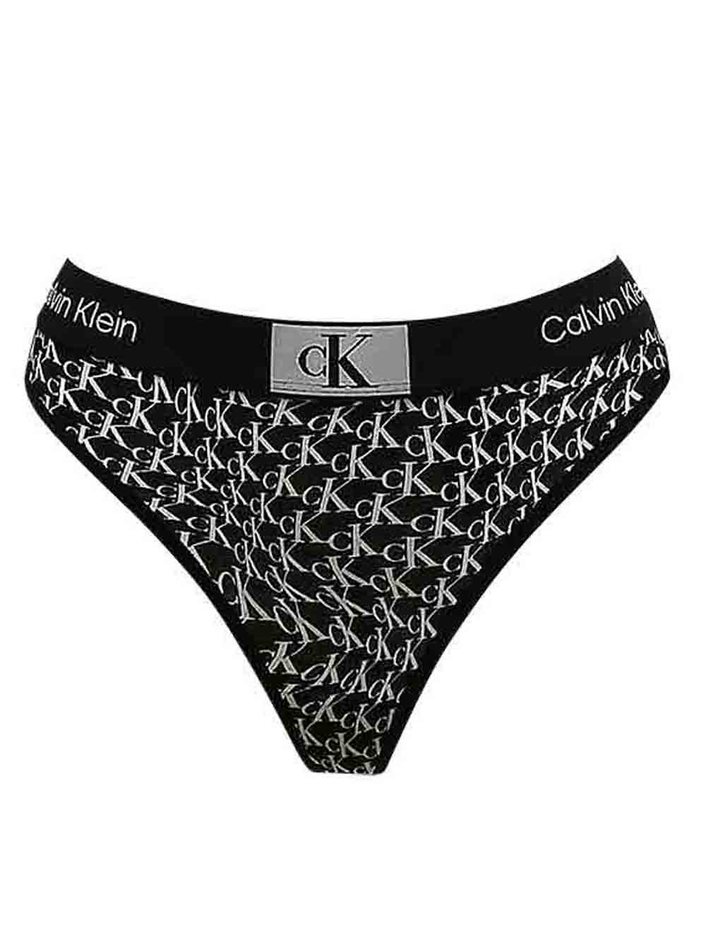 Perizoma Donna Calvin Klein Nero - QF7221EACR (1) Perizoma Donna Calvin Klein Nero - QF7221EACR