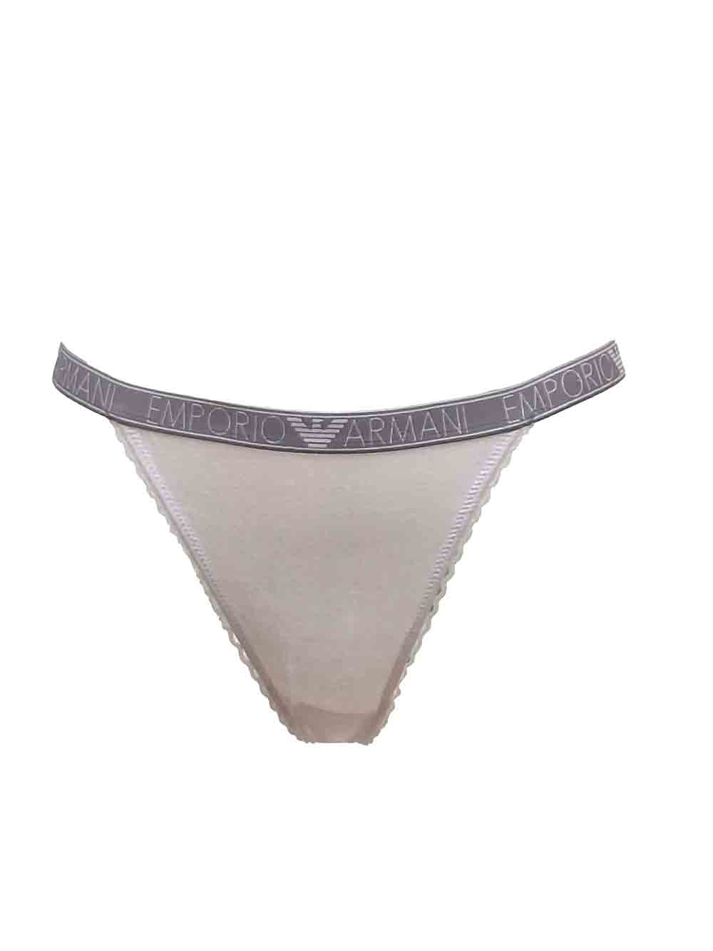 Perizona a Tanga Donna Emporio Armani Bianco - 1642824R22110 (1)