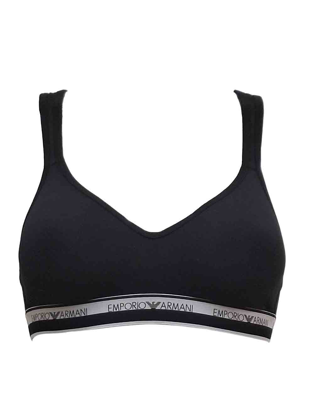 Reggiseno bralette Donna Emporio Armani Nero - 1639954R22720 (1)