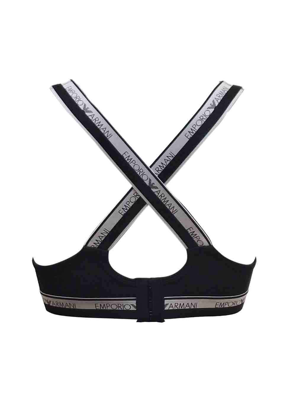 Reggiseno bralette Donna Emporio Armani Nero - 1639954R22720 (2) Reggiseno bralette Donna Emporio Armani Nero - 1639954R22720