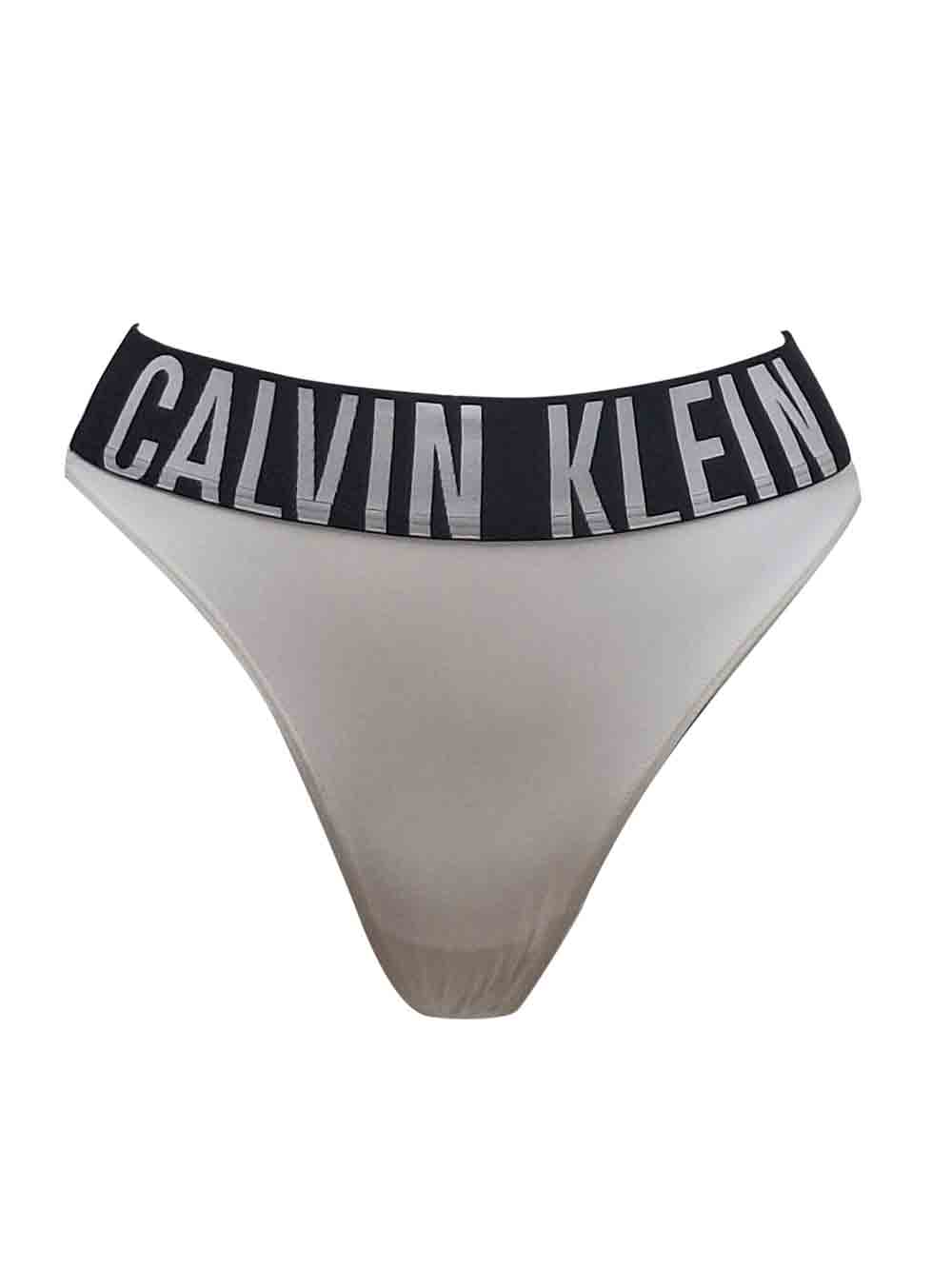 Slip Brasiliano Donna Calvin Klein Bianco - QF7639E100 (1) Slip Brasiliano Donna Calvin Klein Bianco - QF7639E100