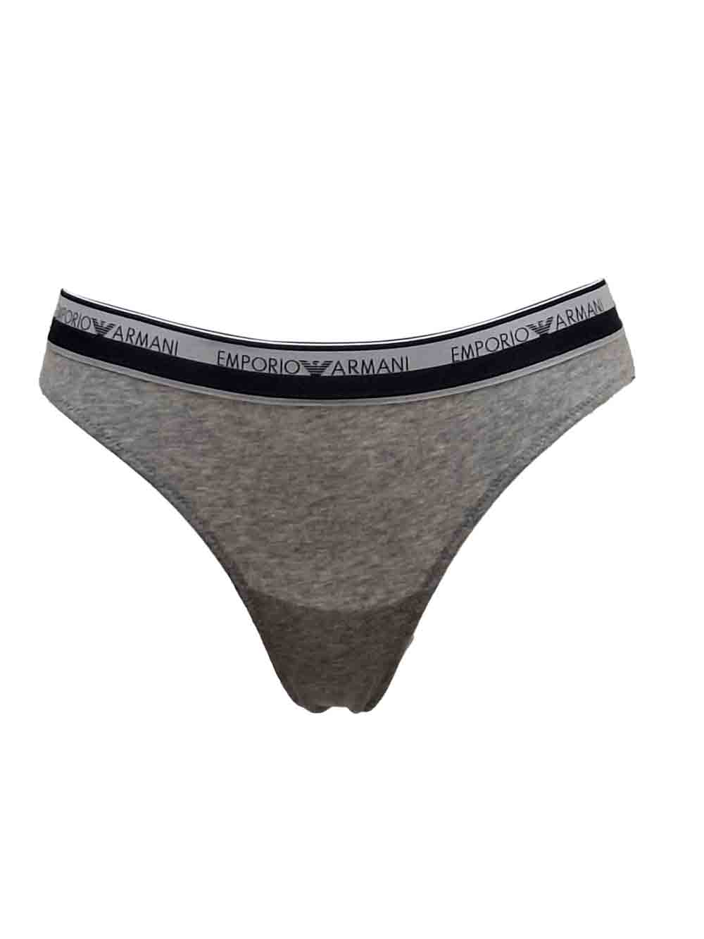 Slip Brasiliano Donna Emporio Armani Grigio - 1633374R227948 (1) Slip Brasiliano Donna Emporio Armani Grigio - 1633374R227948