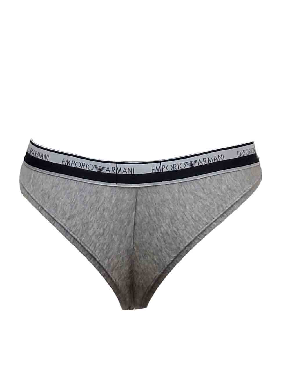 Slip Brasiliano Donna Emporio Armani Grigio - 1633374R227948 (2) Slip Brasiliano Donna Emporio Armani Grigio - 1633374R227948