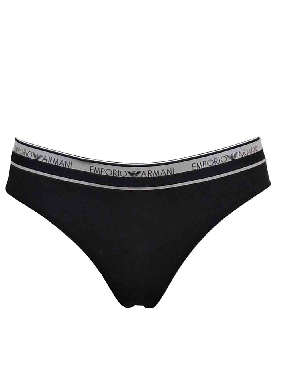 Slip Regular Donna Emporio Armani Nero - 1633344R22720 (1) Slip Regular Donna Emporio Armani Nero - 1633344R22720