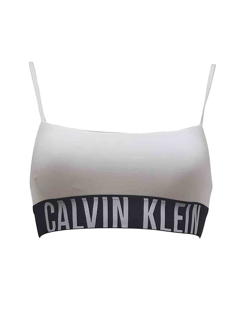 Top Brassiere Donna Calvin Klein Bianco - QF7631E100 (1)