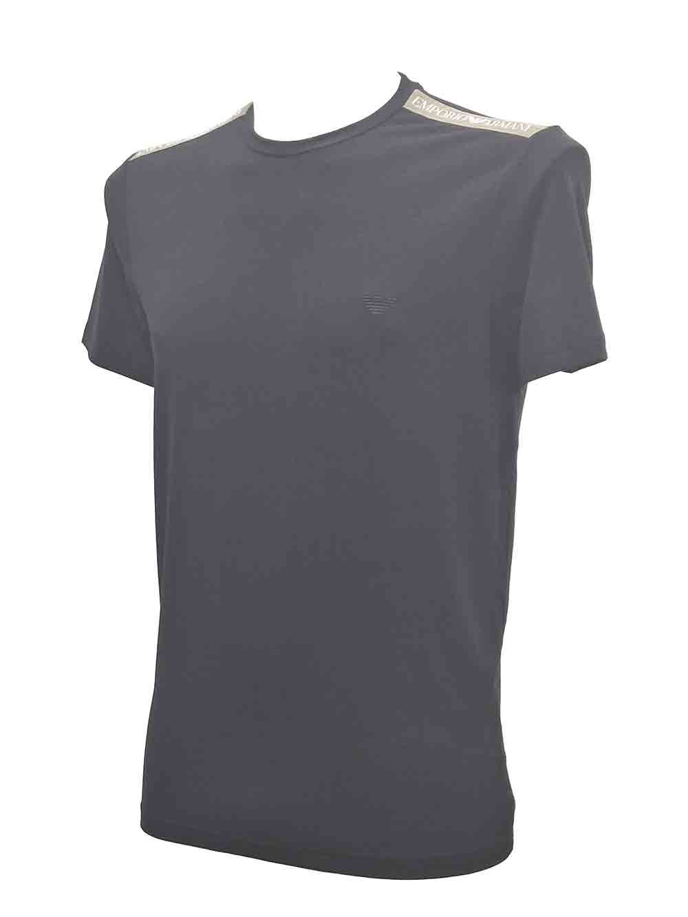 Maglia Uomo Emporio Armani Nera - EM000384AF10779UC001 (1) Maglia Uomo Emporio Armani Nera - EM000384AF10779UC001