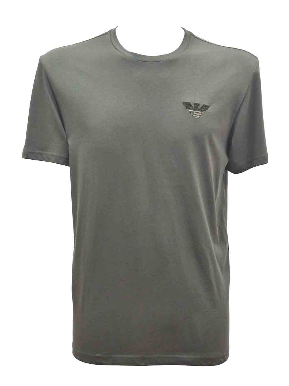 Maglia Uomo Emporio Armani Verde Militare - EM000574AF12334U8114 Maglia Uomo Emporio Armani Verde Militare - EM000574AF12334U8114