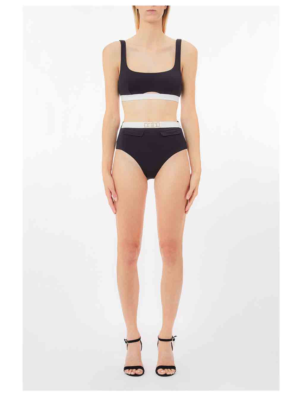 Bikini Donna Liu Jo Beachwear Bicolor Nero Bianco - VA5075J64479096 (1)