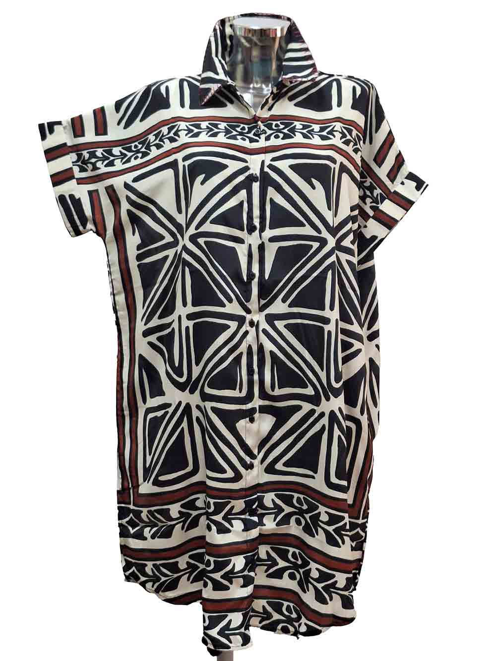 Abito Mare Donna Iconique macrofantasia tribale - IC25136 (1)