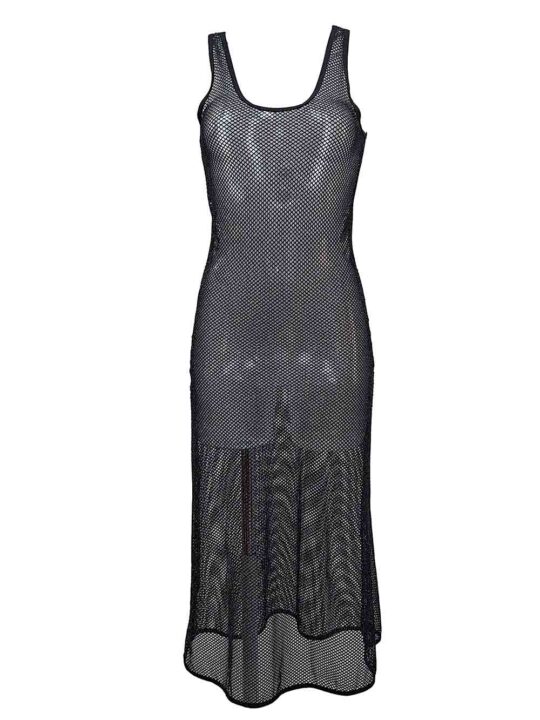 Copricostume lungo Donna Vacanze Italiane Nero - VI25158