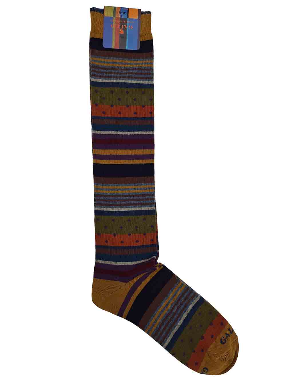 Calza Gambaletto Uomo Gallo maglia rasata Curry Strelizia - AP51239332652