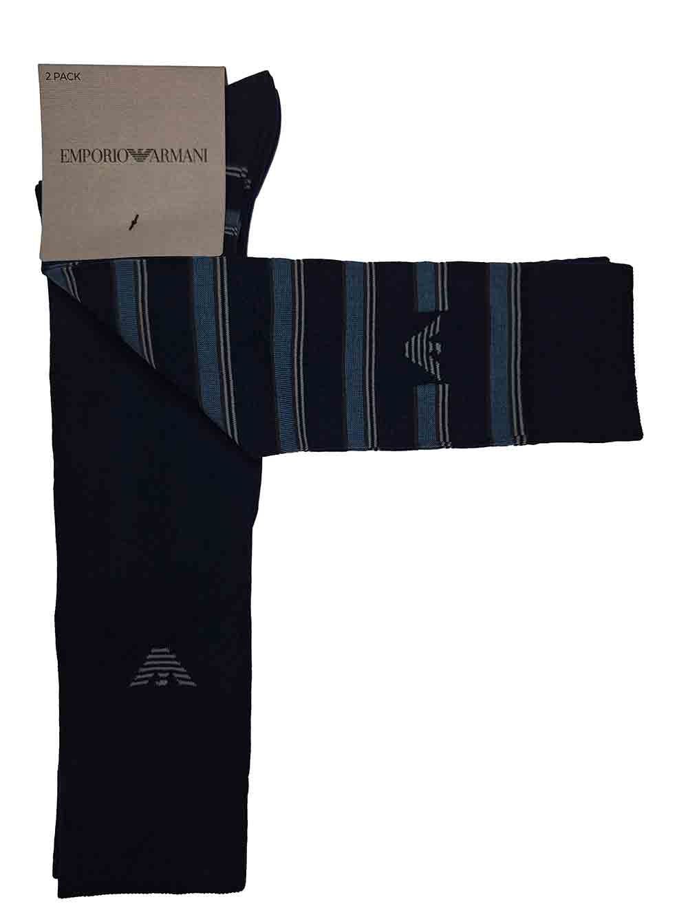 Calzino Uomo Bipack Emporio Armani - EM000545AF18177MB281 Calzino Uomo Bipack Emporio Armani - EM000545AF18177MB281