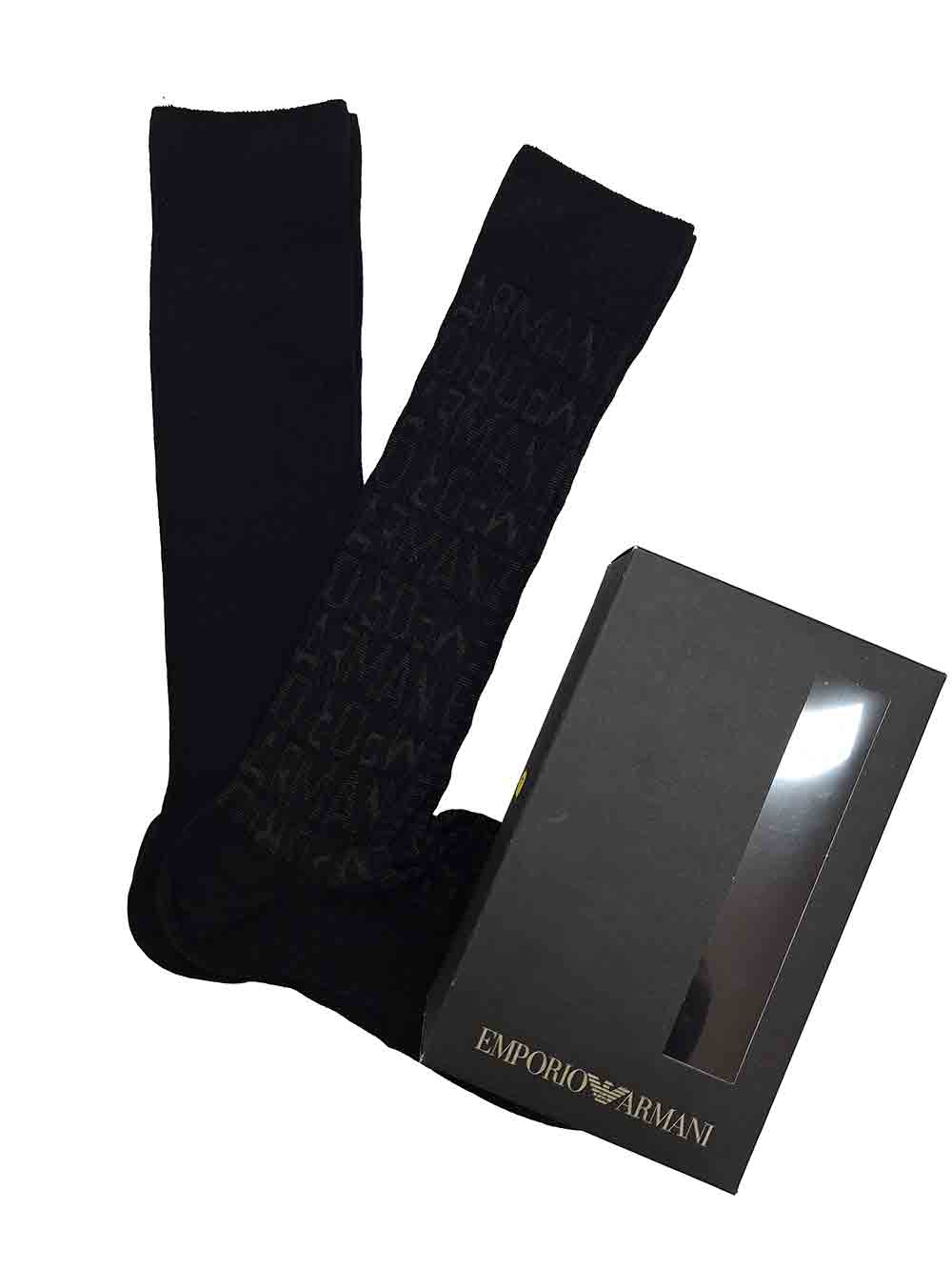 Scatola Calza Gambaletto Uomo Bipack Emporio Armani - EM000545AF18180MC255 (1)