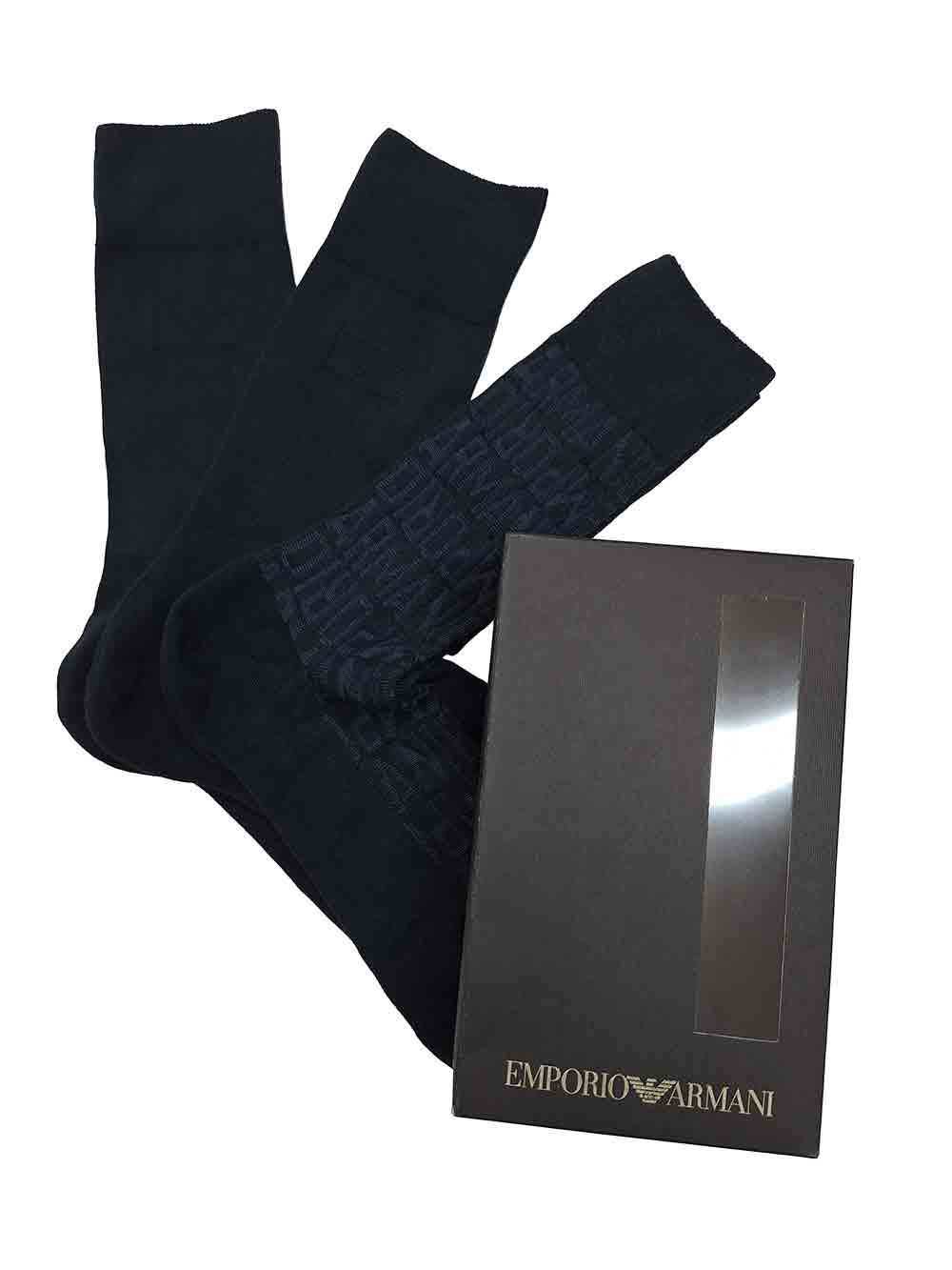 Scatola Calzino Uomo Uomo Tripack Emporio Armani - EM000554AF18180MB285 (1)